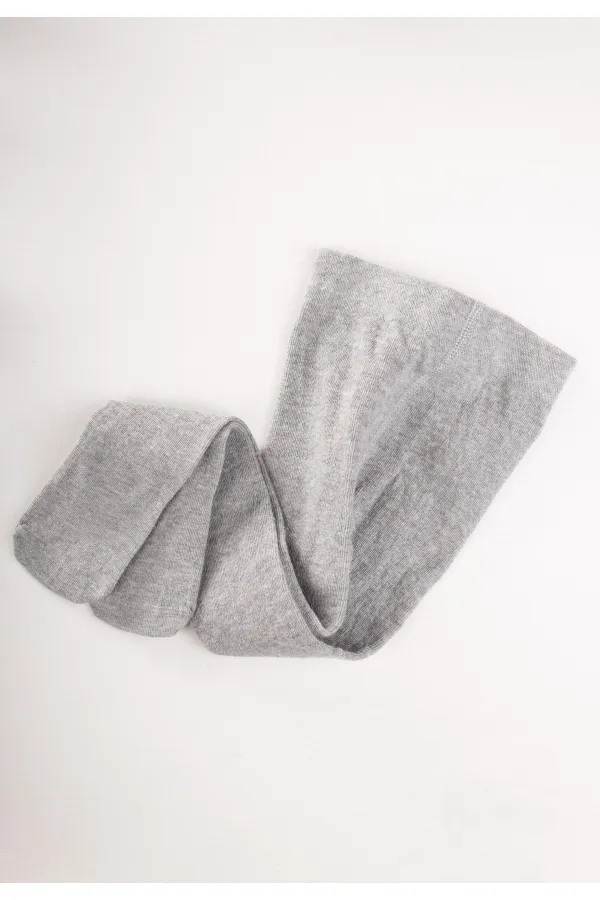 Çocuk Düz Külotlu Çorap 1-13 Yaş Gri Melanj