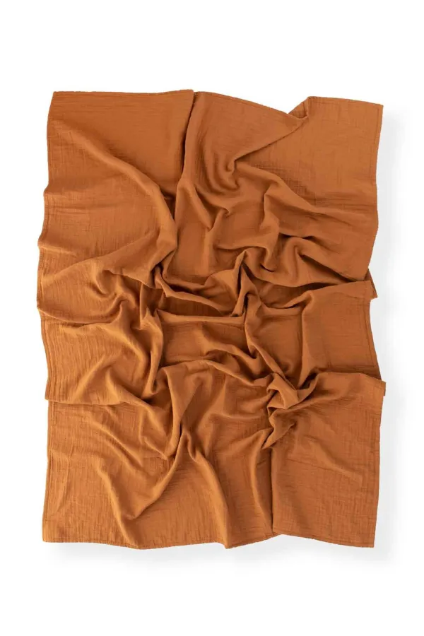 Müslin Bebek Çarşafı (Yıkanmıştır) 120X150cm +/ - 2 cm Kahve Müslin Bebek Çarşafı (Yıkanmıştır) 120X150cm +/ - 2 cm Kahve