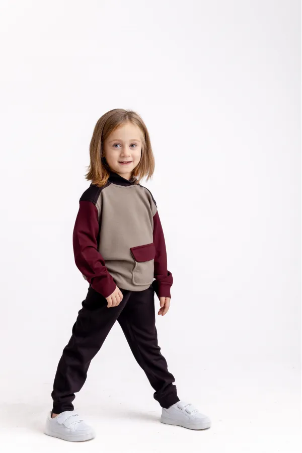 Three Color Model Set 2-7 Years Old Brown