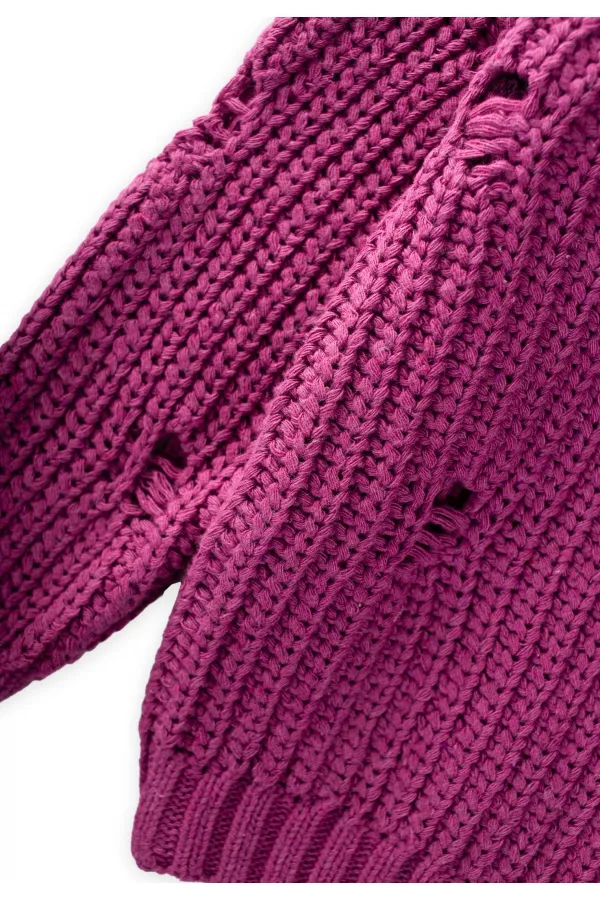 Thessaloniki Knit Sweater, Ages 2-8, Purple