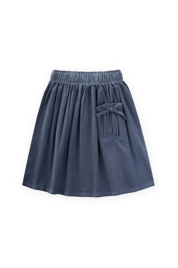 Jupe bleu marine 4-12 ans