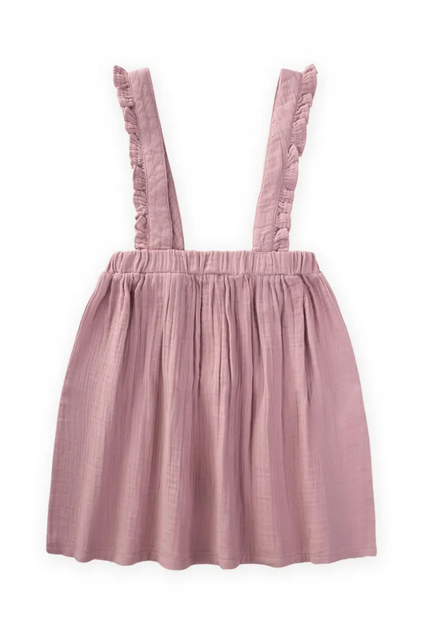Jupe à bretelles 2-8 ans Lilas