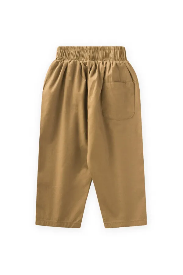 Boyfriend Pantolon 1-7 Yaş Camel