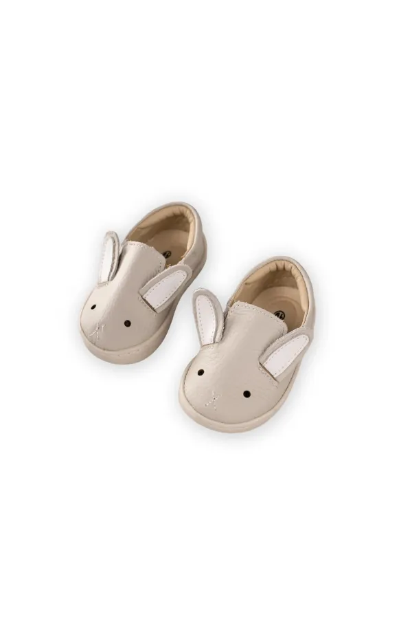 Deri Tavşan Çocuk Ayakkabı 19/25 Numara Taş