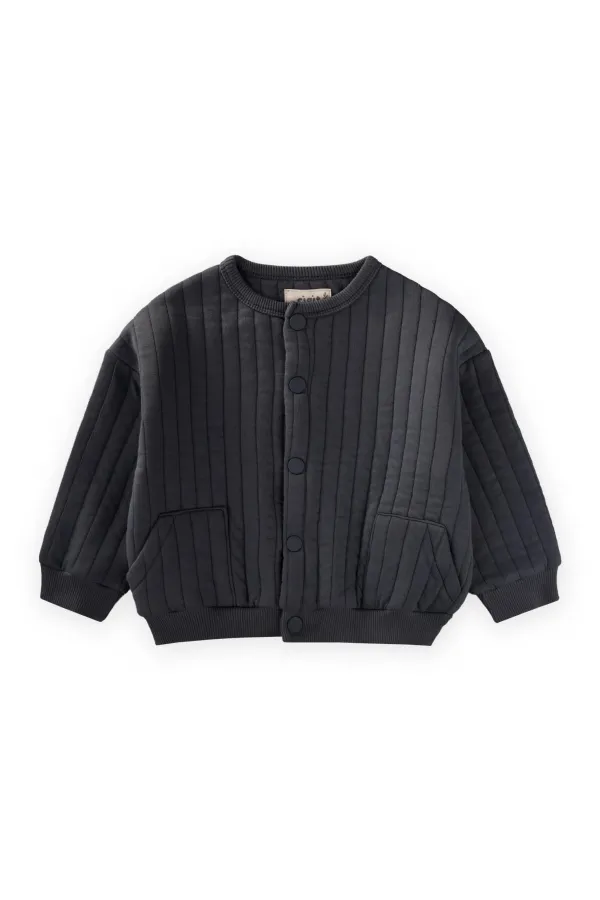 Kapitone Ceket 1-10 Yaş Antrasit