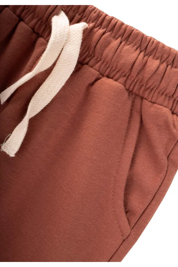 Cepli Eşofman 1-10 Yaş Kiremit