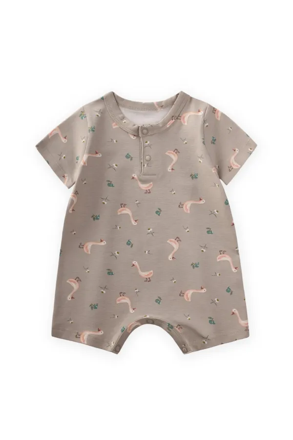 Desenli Tulum 0-3 Yaş Ördek Desen