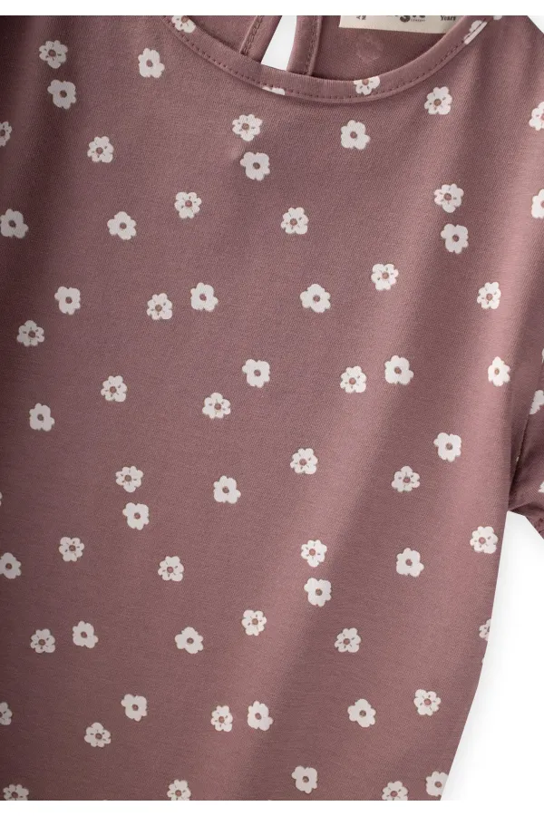 Desenli Pijama Takımı 2-9 Yaş Çiçek Desen Desenli Pijama Takımı 2-9 Yaş Çiçek Desen