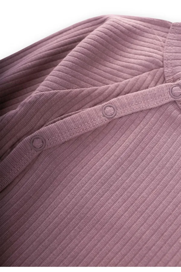 Ensemble à cordon et pieds 0-9 mois Lilas