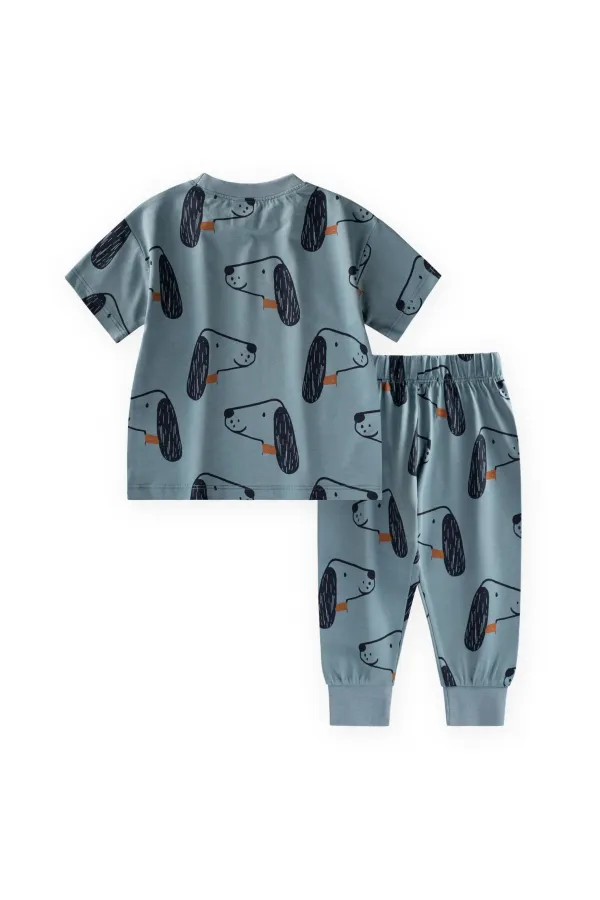 Pijama Takımı 1-8 Yaş Mavi
