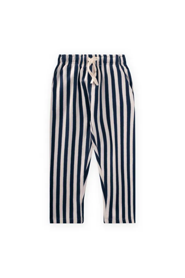 Çizgili Eşofman 3-12 Yaş Lacivert