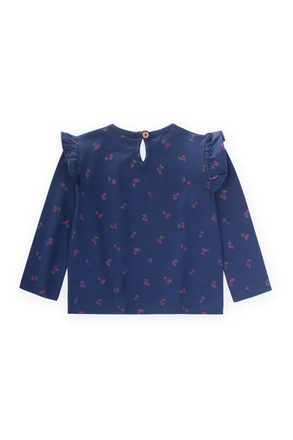Long Sleeve T-Shirt 1-7 Years Old Navy Blue
