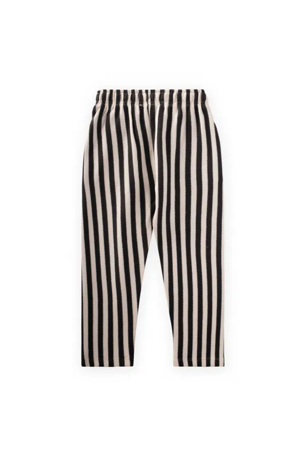 Çizgili Eşofman 3-12 Yaş Siyah