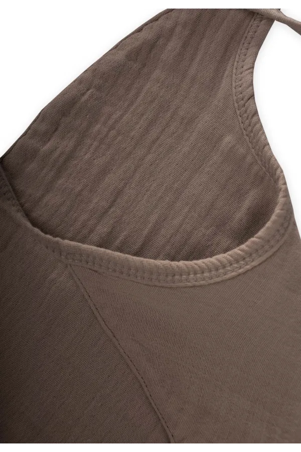 Organic Muslin Baby Bib Soil