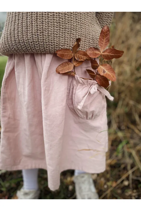 Jupe rose poudré 4-12 ans