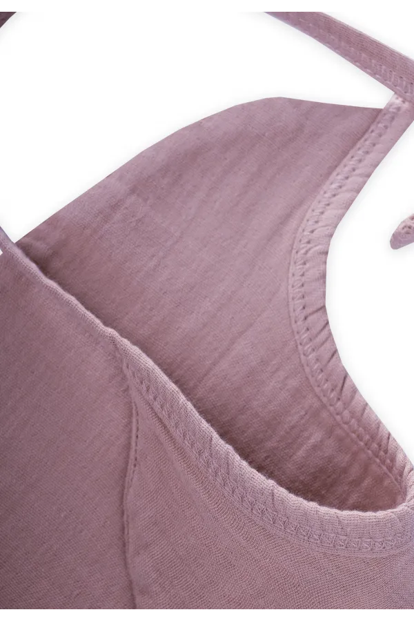 Organik Müslin Mama Önlüğü Bakır