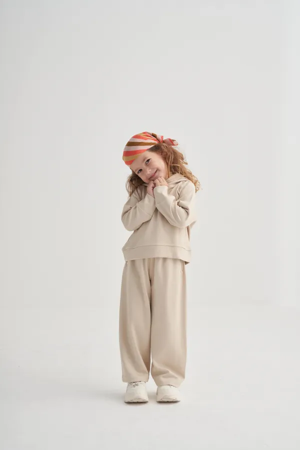 Modal Bol Paça Takım 2-7 Yaş Kemik