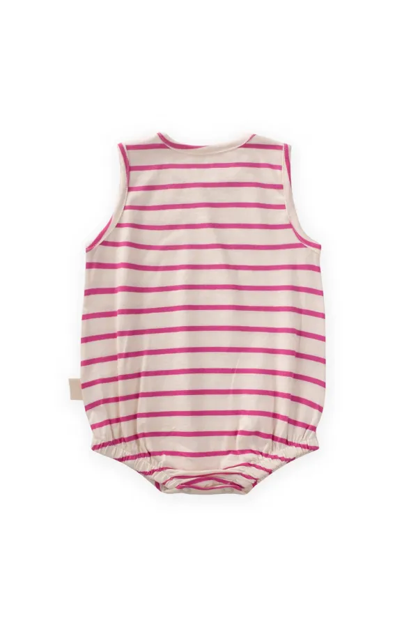 Striped Bodysuit 0-3 Years Old Fuchsia Striped