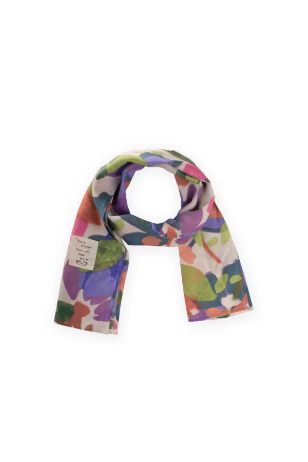 Children's Scarf 25X140 Cm Purple