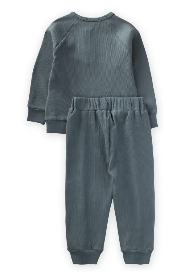 Reglan Kol Patlı Erkek Basıc Takım 1-6 Yaş Çağla Yeşili