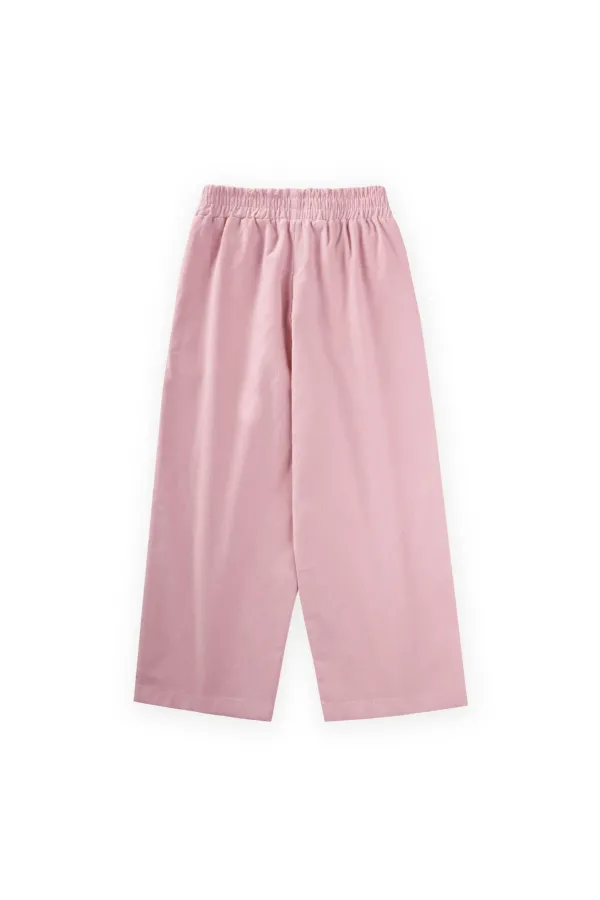 Kadife Pantolon 4-12 Yaş Leylak