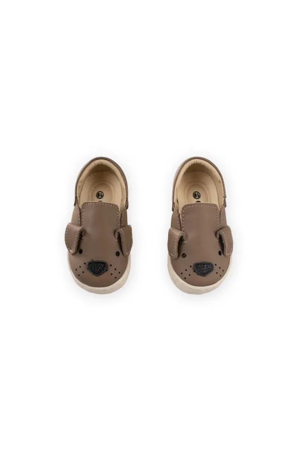 Chaussures pour enfants en cuir pour chien, pointure 19/25, couleur vison