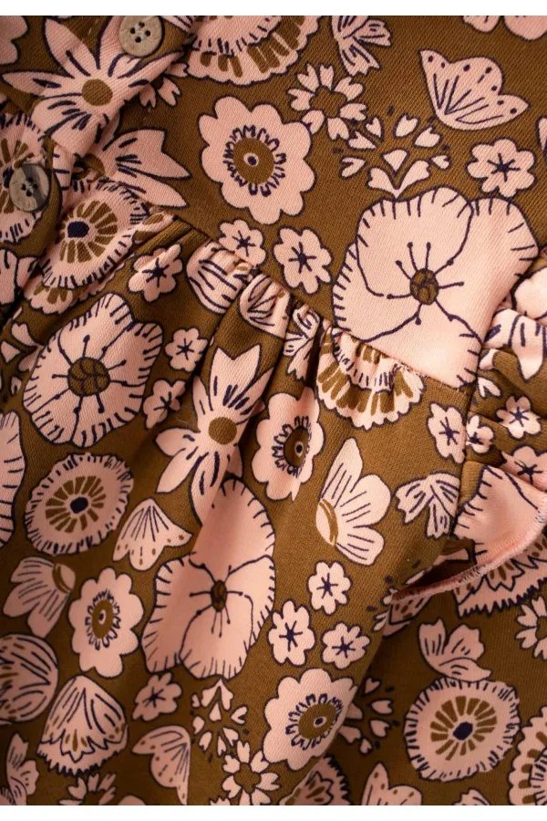 Gilet oversize à motifs, 1-5 ans, vert