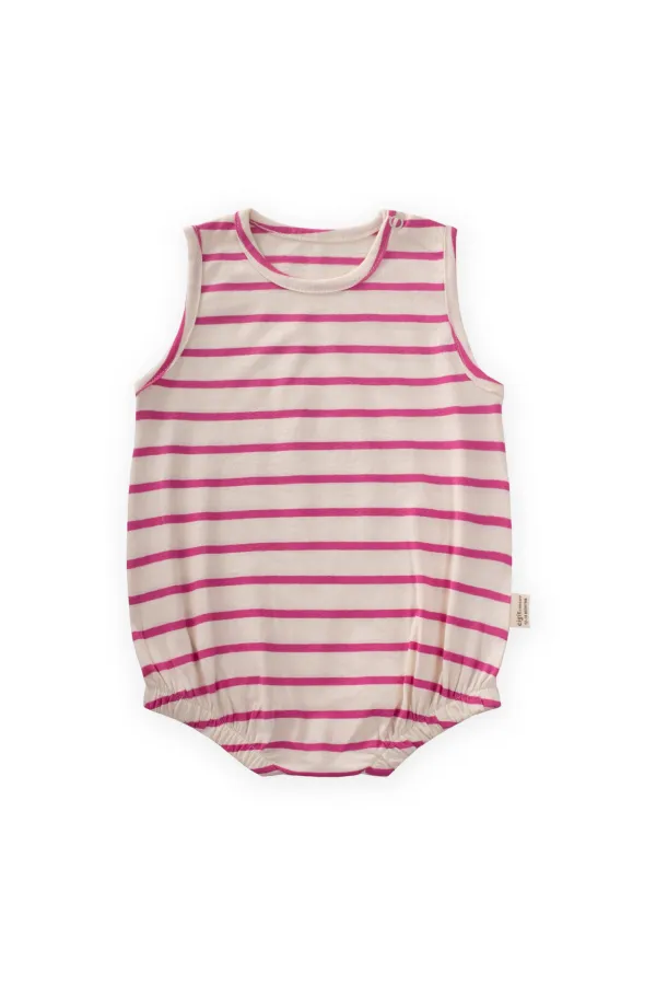 Striped Bodysuit 0-3 Years Old Fuchsia Striped