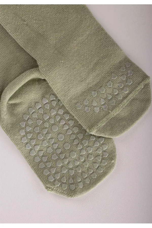 Emekleme Ve Kaymaz Külotlu Çorap 6-24 Ay Çağla Yeşili