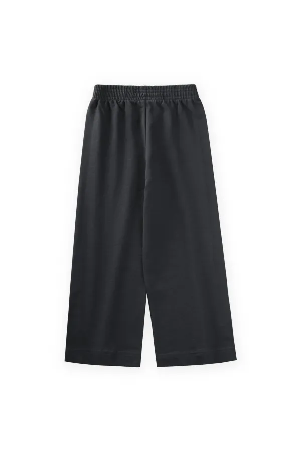 Wide Cut Trousers 4-12 Years Black Wide Cut Trousers 4-12 Years Black