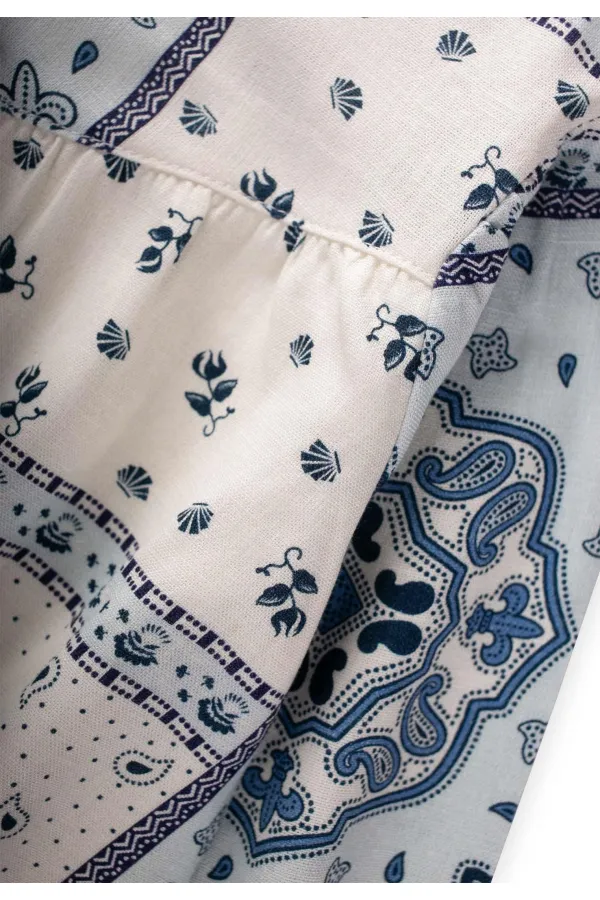 Modèle de robe à motifs pour enfant de 2 à 6 ans et patron de châle