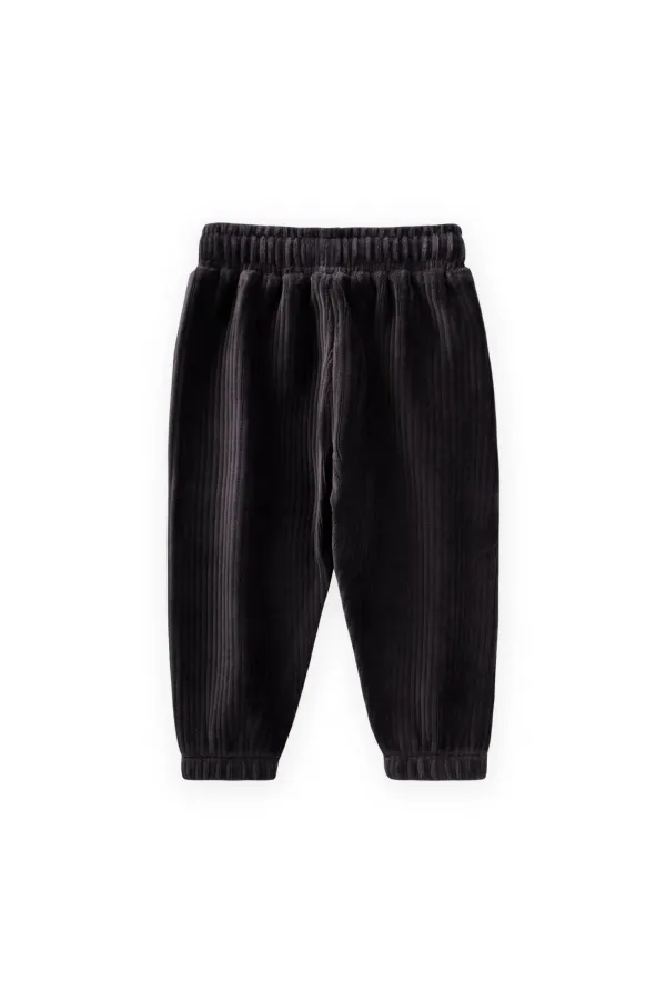 Corduroy Jogger Pants 1-10 Years Black