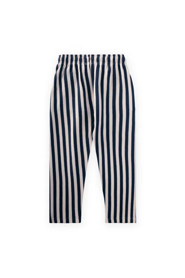 Çizgili Eşofman 3-12 Yaş Lacivert