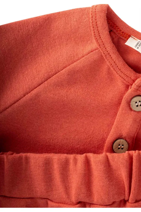 Reglan Kol Patlı Erkek Basıc Takım 1-5 Yaş Kiremit