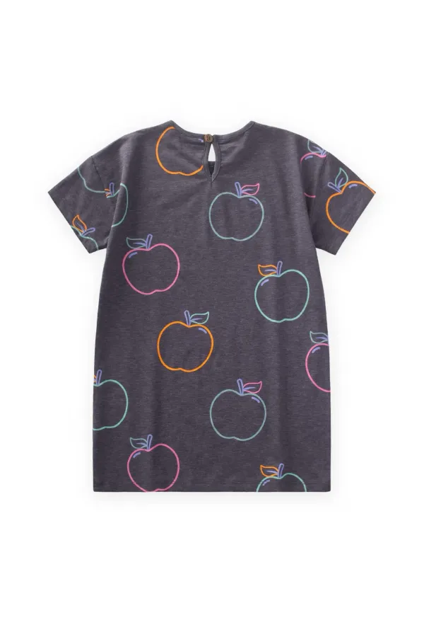 Tunic T-Shirt 4-12 Years Gray