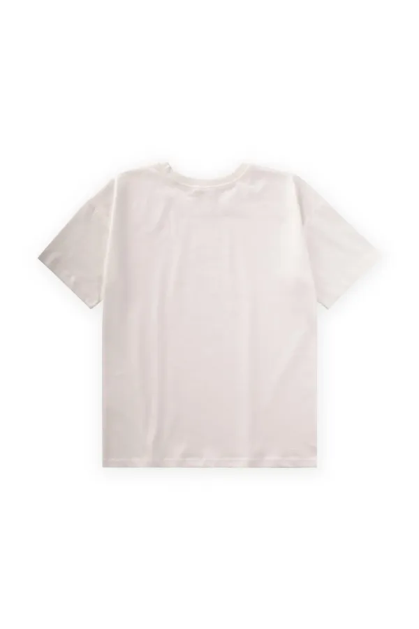 T-Shirt 8-14 Years Old Off White