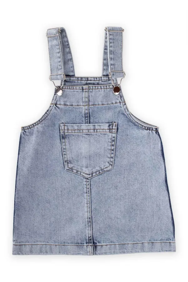 Gilet en jean bleu 2-7 ans