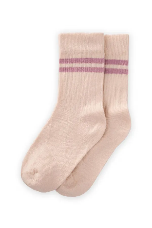 Çemberli Soket Çorap 2-9 Yaş Gül Kurusu