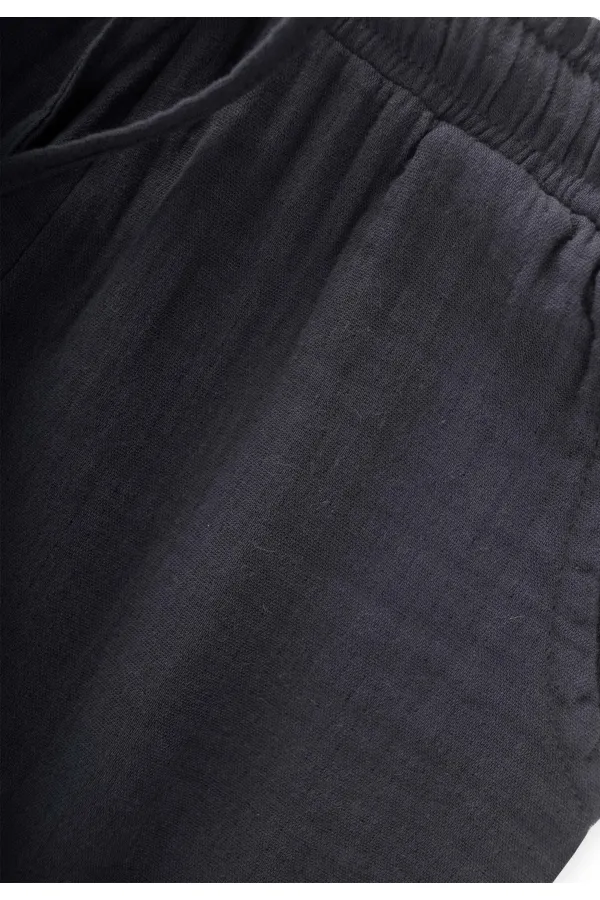 Organic Muslin Capri 8-12 Years Anthracite