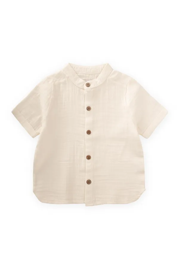Muslin Shirt 2-10 Years Old Natural