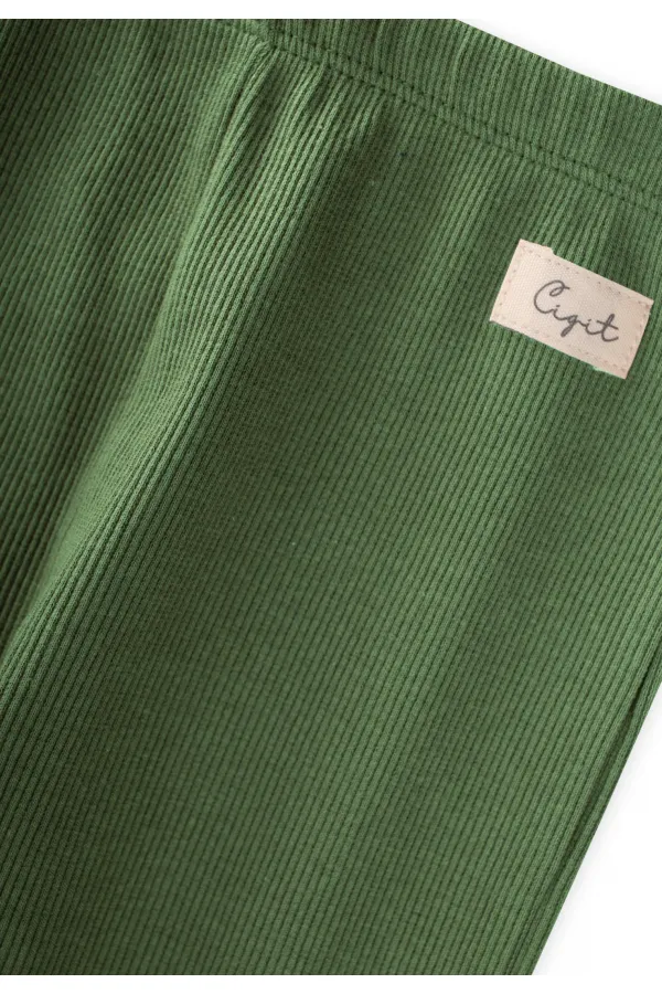 Tayt Pantolon 1-5 Yaş Yağ Yeşili