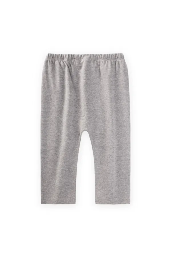 Ensemble de survêtement bébé à carreaux imitation gris chiné 0-3 ans