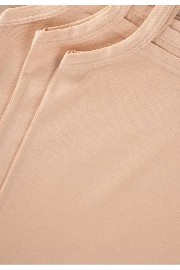 İp Askılı Kız Atlet Üçlü Açık Somon