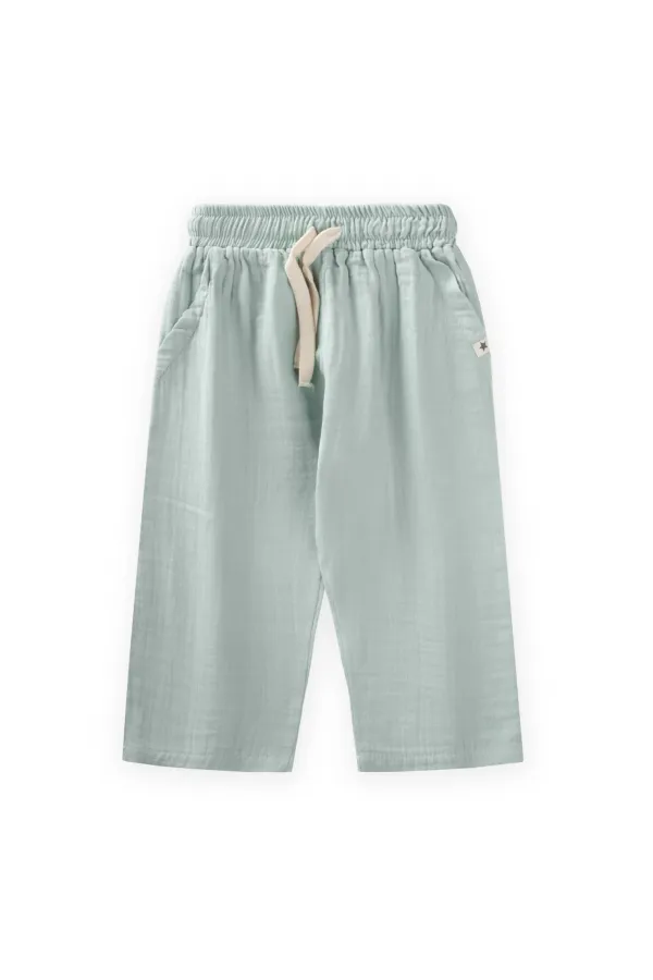 Müslin Pantolon 1-7 Yaş Mint Yeşili