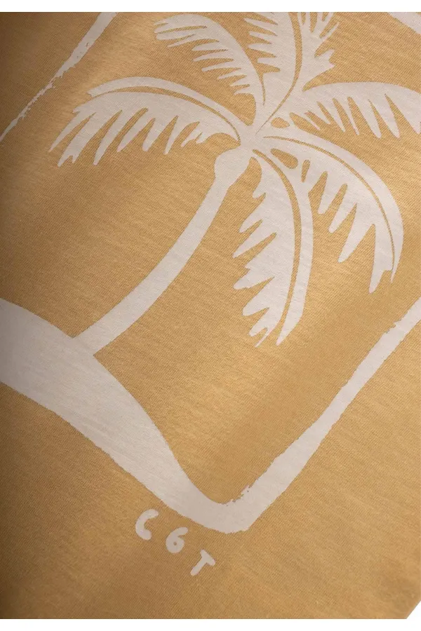 T-shirt imprimé palmiers, robes d'été pour enfants de 2 à 8 ans