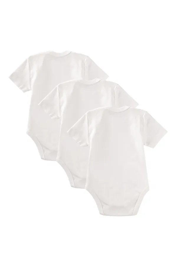 Üçlü Zıbın 0-3 Yaş Beyaz