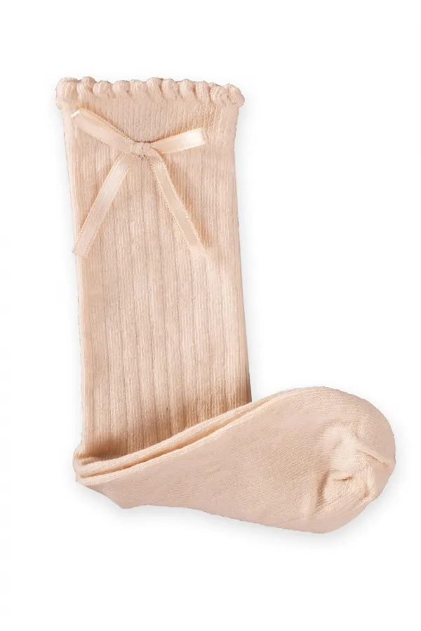 Chaussettes hautes pour filles de 2 à 9 ans