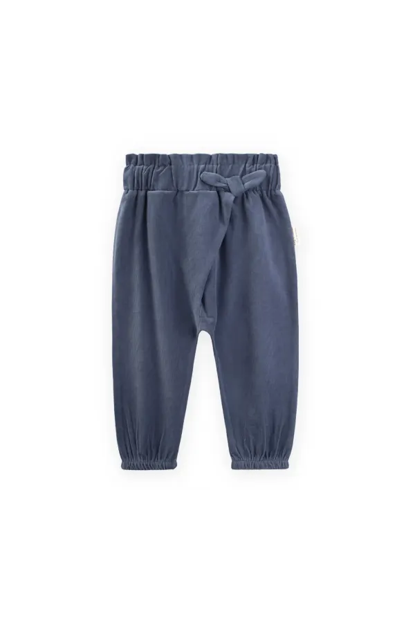 Pantalon Shalwar pour bébé 0-3 ans Bleu marine