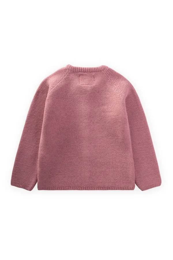 Links Triko Hırka 1-8 Yaş Somon