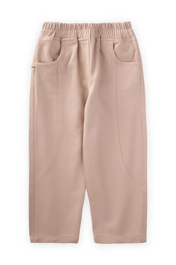 Pantalon en gabardine beige 2-7 ans
